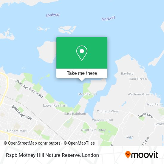 Rspb Motney Hill Nature Reserve map