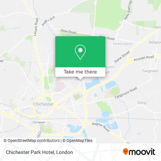 Chichester Park Hotel map