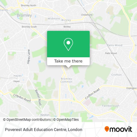 Poverest Adult Education Centre map