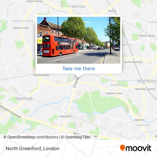 North Greenford map