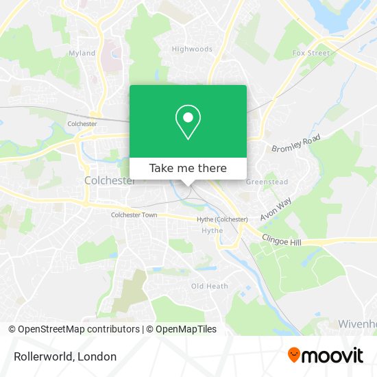 Rollerworld map