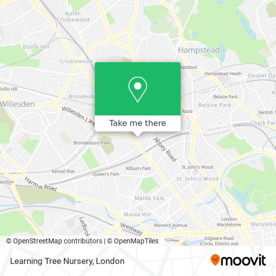 Learning Tree Nursery map