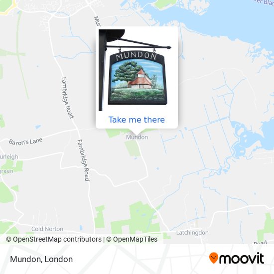 Mundon map