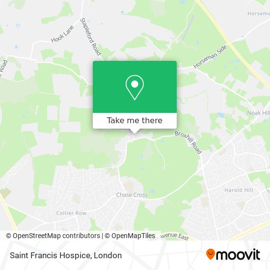 Saint Francis Hospice map