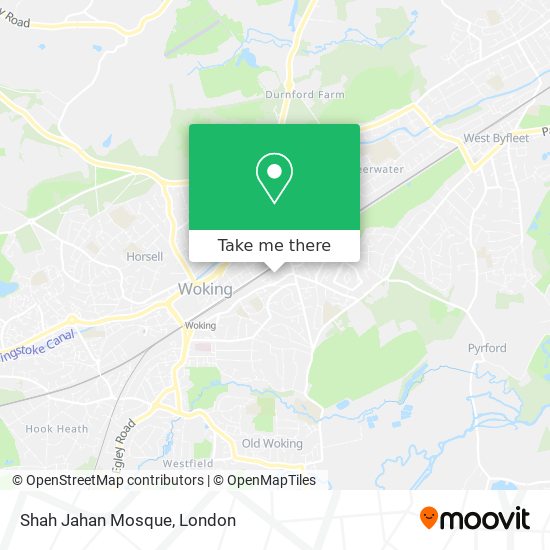 Shah Jahan Mosque map