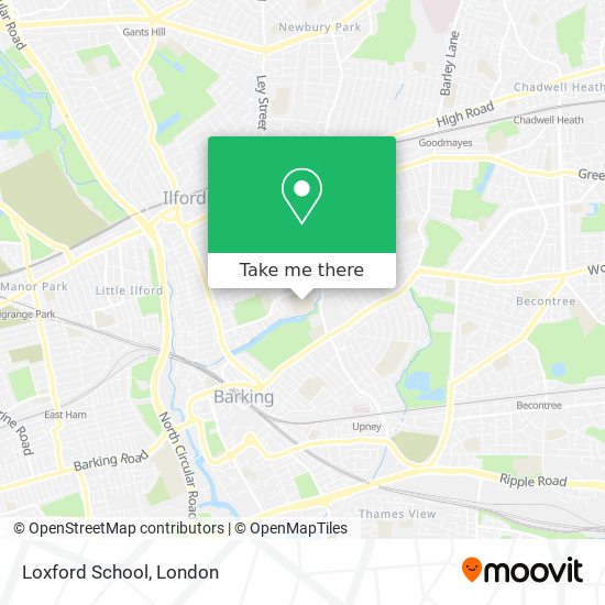 Loxford School map