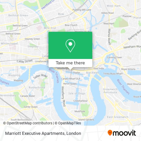 Marriott Executive Apartments map