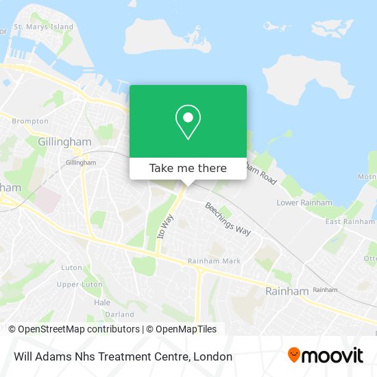 Will Adams Nhs Treatment Centre map