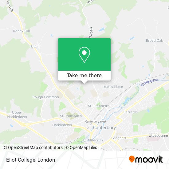 Eliot College map