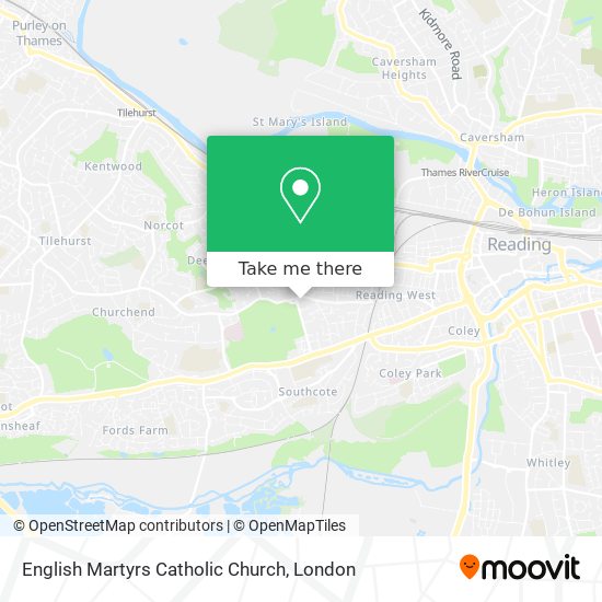 English Martyrs Catholic Church map