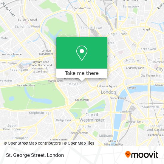 St. George Street map