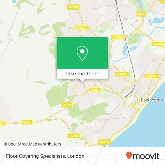 Floor Covering Specialists map