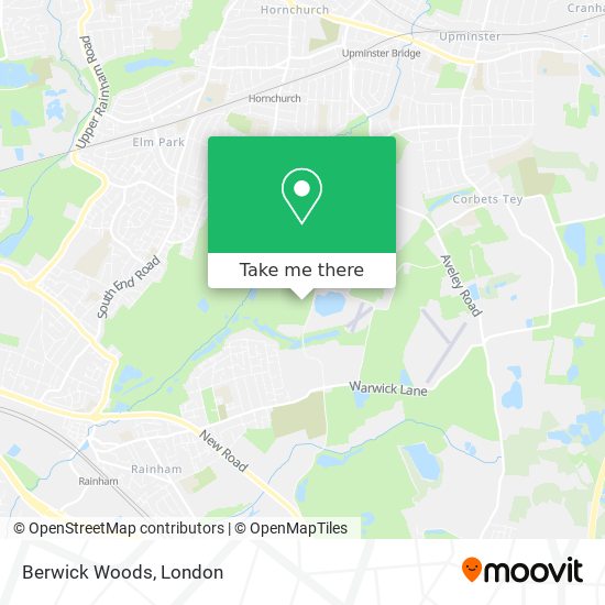 Berwick Woods map