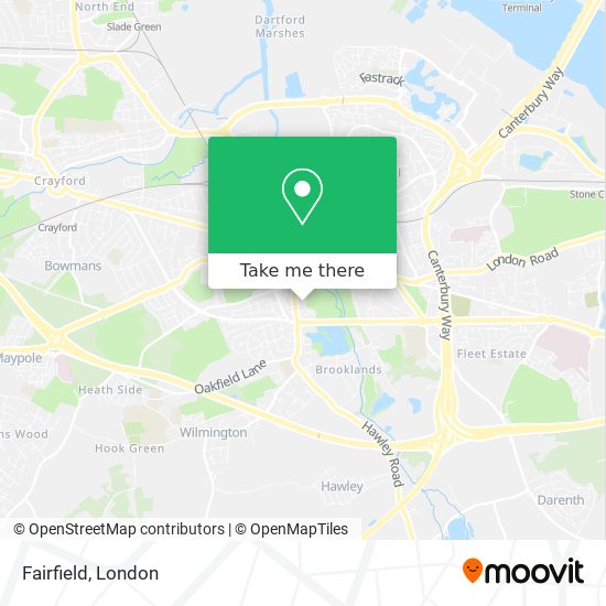 Fairfield map