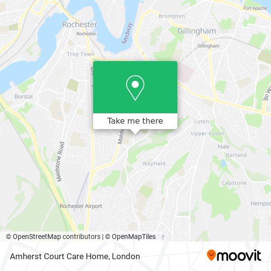 Amherst Court Care Home map