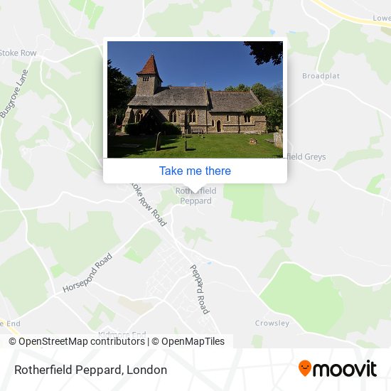 Rotherfield Peppard map