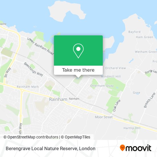 Berengrave Local Nature Reserve map