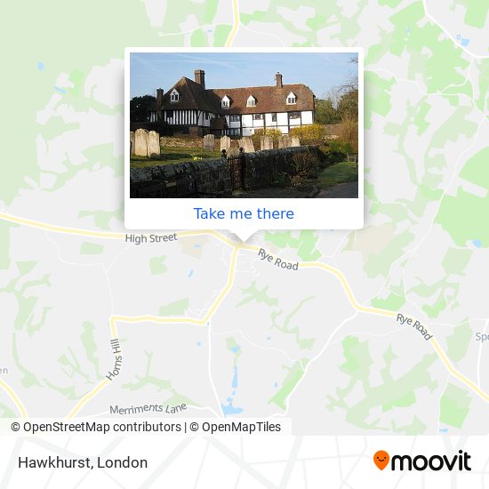 Hawkhurst map