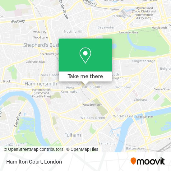 Hamilton Court map