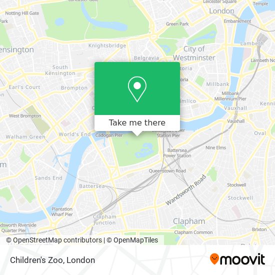 Children's Zoo map