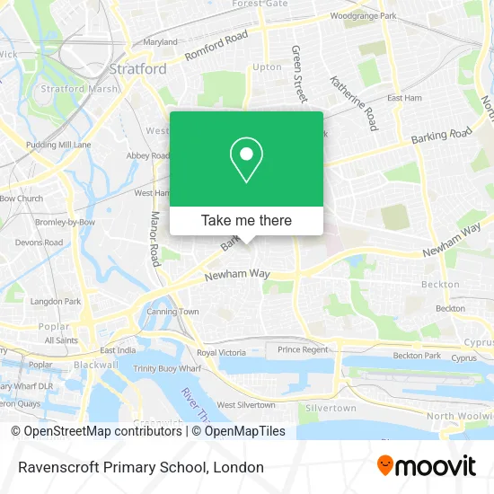 Ravenscroft Primary School map