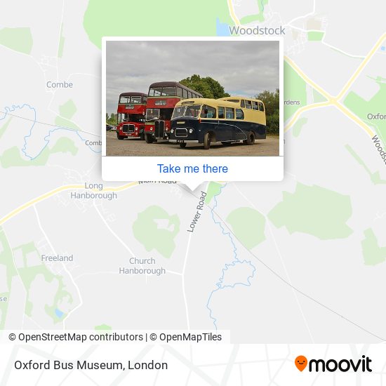 Oxford Bus Museum map