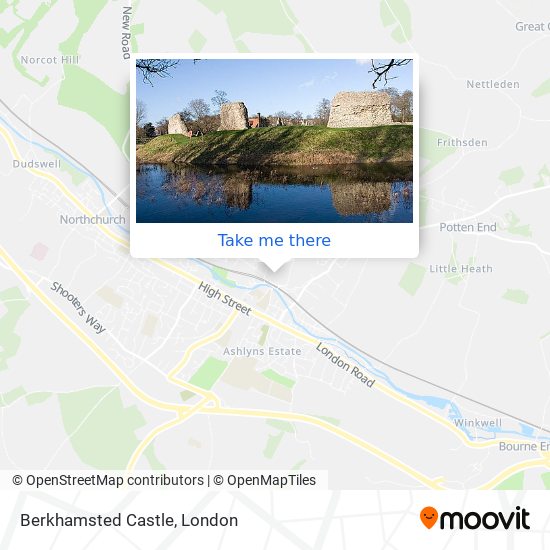 Berkhamsted Castle map
