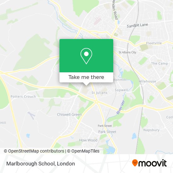 Marlborough School map
