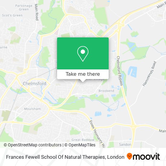 Frances Fewell School Of Natural Therapies map