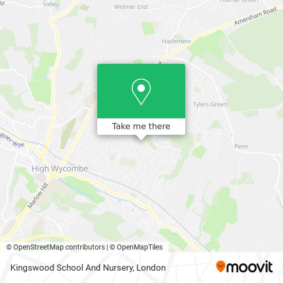 Kingswood School And Nursery map