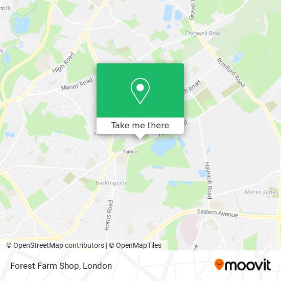 Forest Farm Shop map