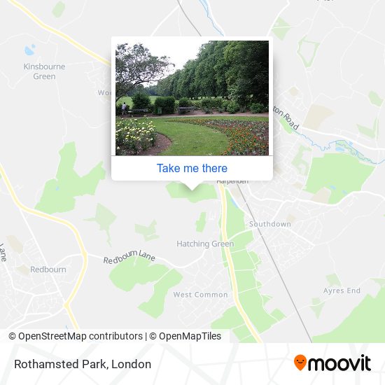 Rothamsted Park map