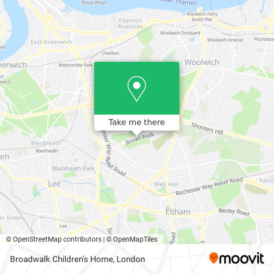 Broadwalk Children's Home map