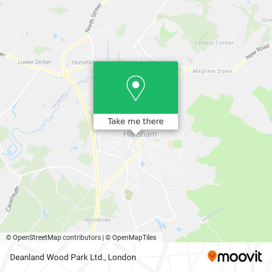 Deanland Wood Park Ltd. map