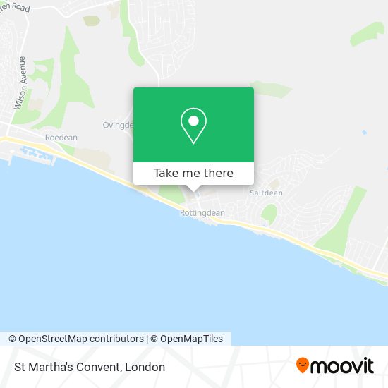 St Martha's Convent map