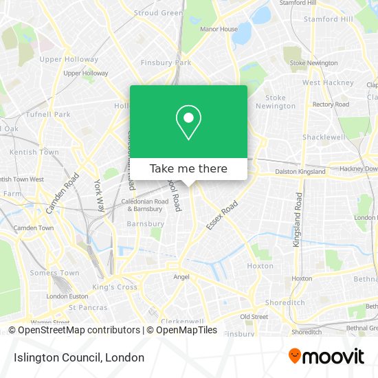 Islington Council map