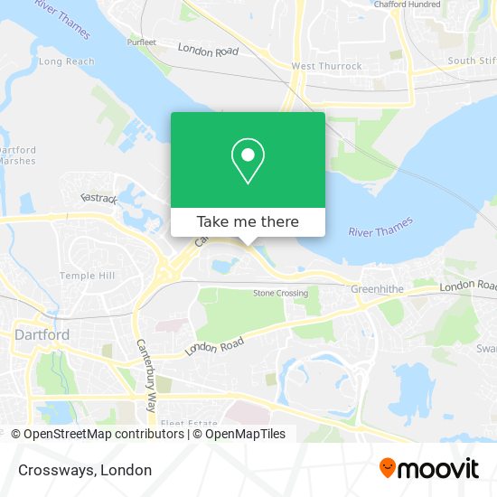 Crossways map