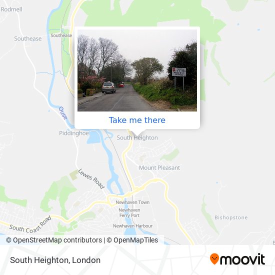 South Heighton map