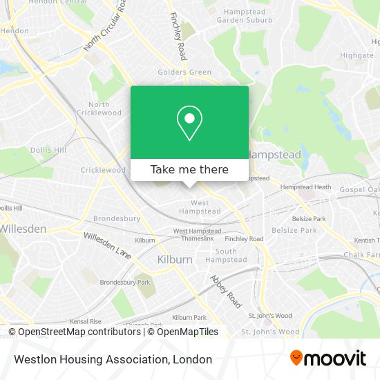 Westlon Housing Association map