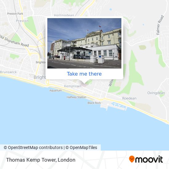 Thomas Kemp Tower map