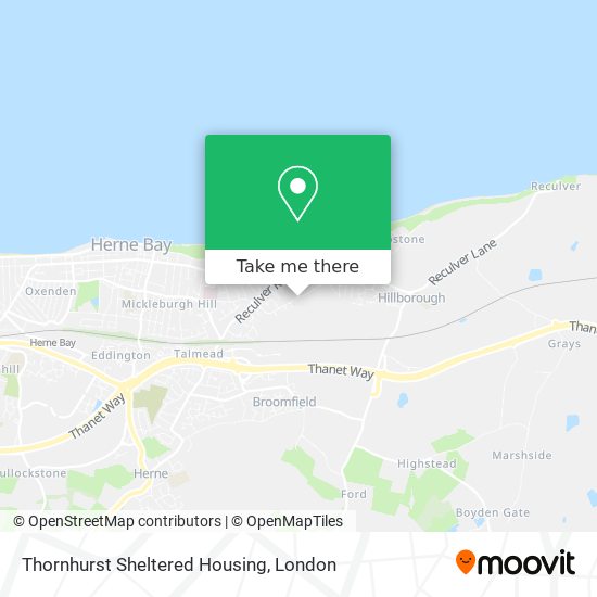 Thornhurst Sheltered Housing map