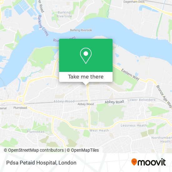 Pdsa Petaid Hospital map