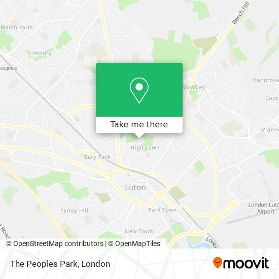 The Peoples Park map