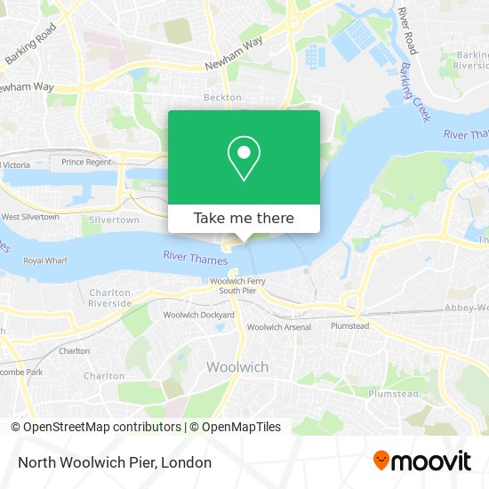 North Woolwich Pier map
