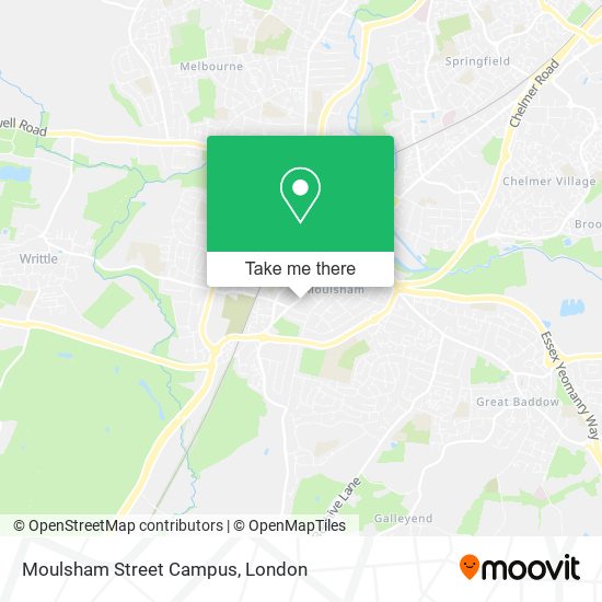 Moulsham Street Campus map