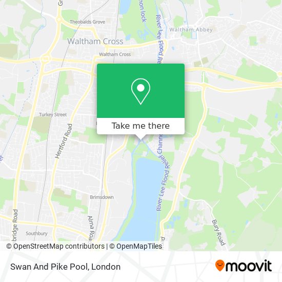 Swan And Pike Pool map