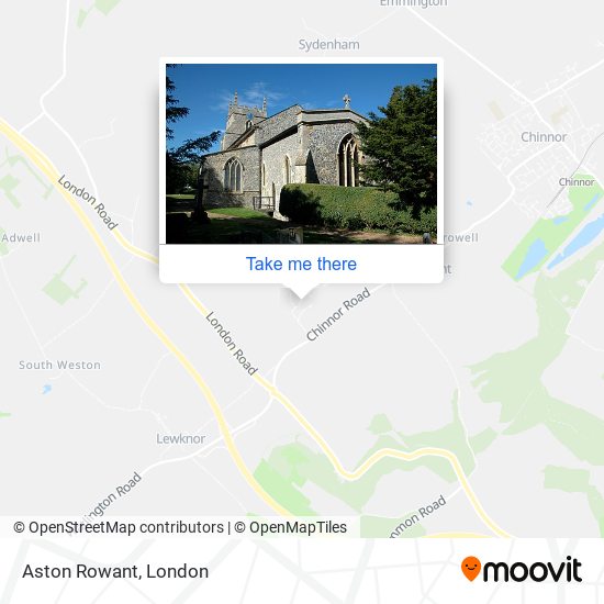 Aston Rowant map