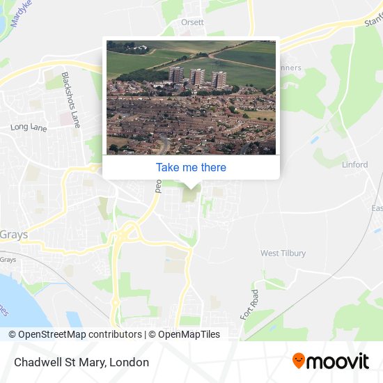 Chadwell St Mary map