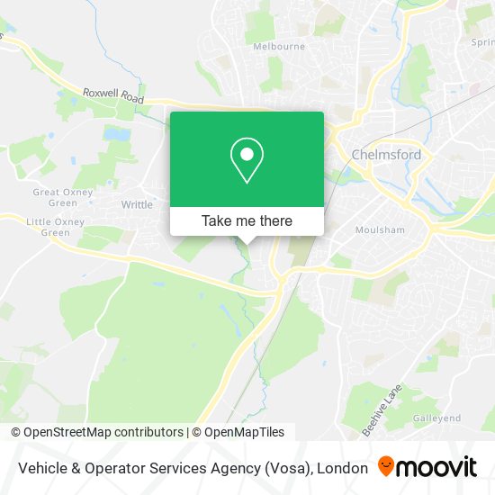 Vehicle & Operator Services Agency (Vosa) map