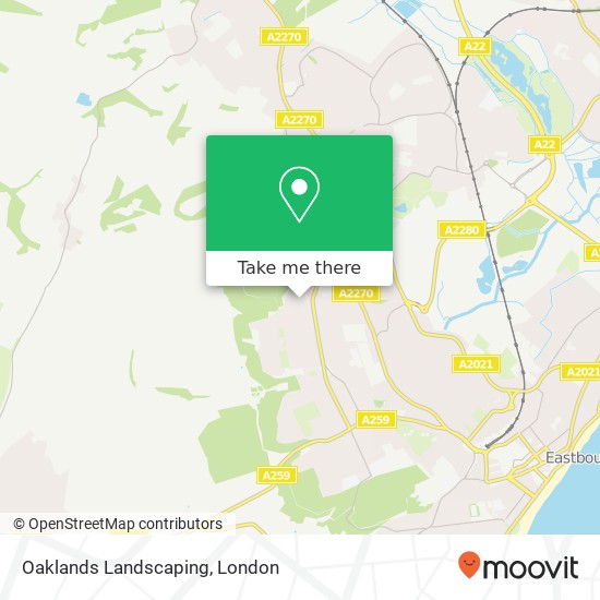 Oaklands Landscaping map